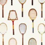 Tennis Rackets of Different Types on a White Surface